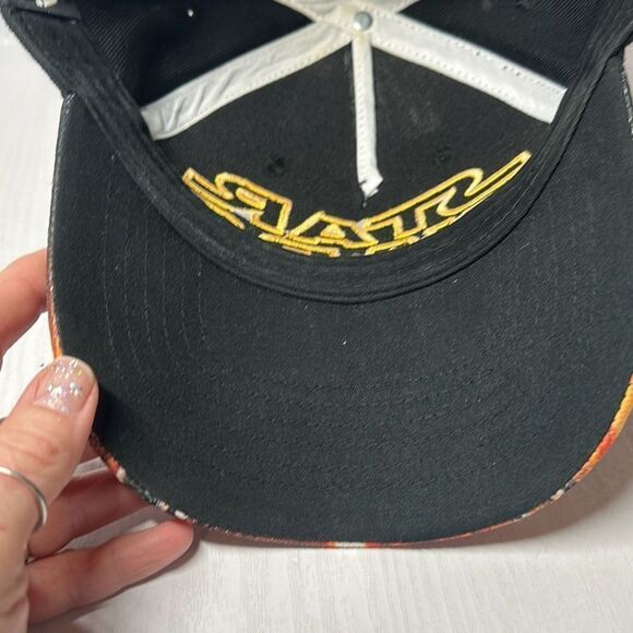 STAR WARS Black SnapBack Wide Brim Cap Baseball Hat Wool Blend Darth Vader - Picture 7 of 9